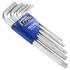 Jeu de Clés Repliables Six Pans Intérieurs 1,5-6 mm - 7 Pièces - Tête Sphérique, Précision et Praticité - BGS