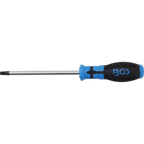Tournevis Profil T40 avec Perçage - Lame 150 mm - Acier Résistant - Précision et Confort d Utilisation - BGS