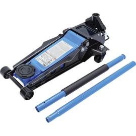 Cric Rouleur Hydraulique 3T - 40x21x80 cm - Acier Robuste - Levage Facile et Sécurisé - BGS