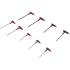 Tournevis à Poignée en T 9 pcs T10-T50 - Profil Torx avec Perçage Frontal - Précision et Confort d Utilisation - D-Work