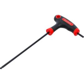 Tournevis Poignée en T Six Pans Intérieurs 4 mm - Ergonomique et Précis, Acier - D-Work