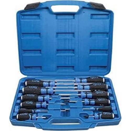 Jeu de Tournevis Carré Femelle 6,3 mm 12 Pièces Précision et Polyvalence - BGS