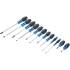 Jeu de Tournevis Carré Femelle 6,3 mm 12 pcs Précision et Polyvalence, Chrome-Vanadium, Pro - D-Work