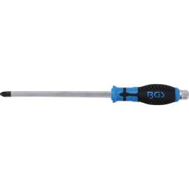 Tournevis Lame Six Pans Cruciforme PH4 200 mm - Précision et Robustesse, Acier, Zones Difficiles - D-Work