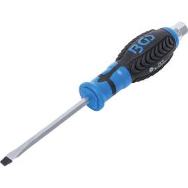 Tournevis Fente 6 mm - Lame 100 mm, Manche Hexagonal Mâle - Précision et Confort d Utilisation - D-Work