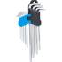 Jeu de Clés Allen Extra Longues Profil T Torx T10-T50 - 9 pcs - Précision et Accessibilité Optimale - D-Work