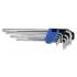 Jeu de Clés Allen Extra Longues Profil T Torx T10-T50 - 9 pcs - Précision et Accessibilité Optimale - D-Work
