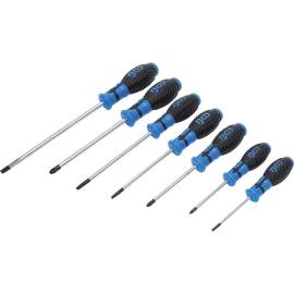 Jeu de Tournevis 7 Pièces - Acier, Manche Ergonomique - Précision et Confort d Utilisation - BGS