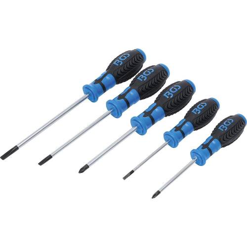Jeu de Tournevis 5 Pièces - - Précision et Polyvalence pour Travaux Mécaniques - BGS