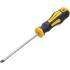 Tournevis Fente 5 mm - Lame 100 mm - Acier, Manche Ergonomique - Précision et Confort - BGS