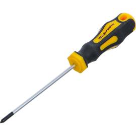 Tournevis Cruciforme PH0 - Lame 80 mm - Acier, Manche Ergonomique - Précision et Confort, Plastique - D-Work