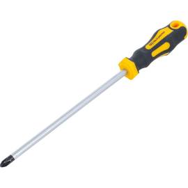 Tournevis Cruciforme PH3 - Lame 200 mm - Acier, Manche Ergonomique - Précision et Confort, Plastique - D-Work