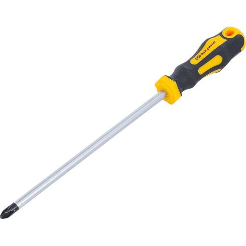 Tournevis Cruciforme PH3 - Lame 200 mm - Acier, Manche Ergonomique - Précision et Confort - BGS