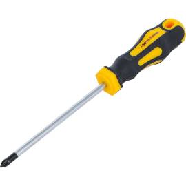 Tournevis Cruciforme PZ2 - Lame 125 mm - Acier, Manche Ergonomique - Précision et Confort - BGS