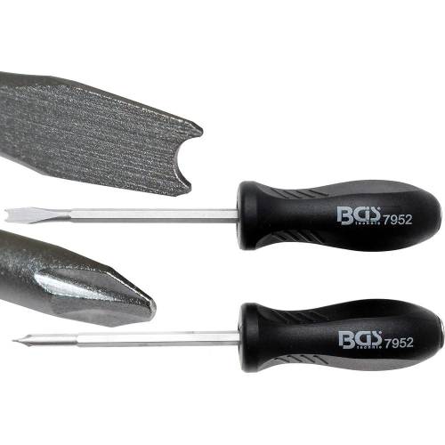 Jeu de Tournevis Spéciaux 2 pcs - Précision et Ergonomie, Acier, Pro - D-Work