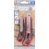 Cutter à Lames Universelle 4 Pièces - Largeur 9/18 mm - Lames Polyvalentes et Précises - - BGS