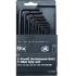 Jeu de Clés Allen Profil en T Torx T10-T50 - 9 pcs - Acier Résistant et Pratique - D-Work