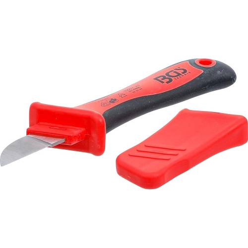 Couteau Électricien VDE Antidérapant - 29 x 8x3,3 cm - Sécurité et Confort d Usage - Acier, Pro - D-Work