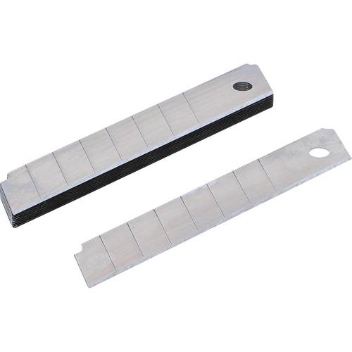 Jeu de Lames de Rechange 18 mm - 10 pcs - Acier, Tranchant Précis - Remplacement Facile et Durable - D-Work