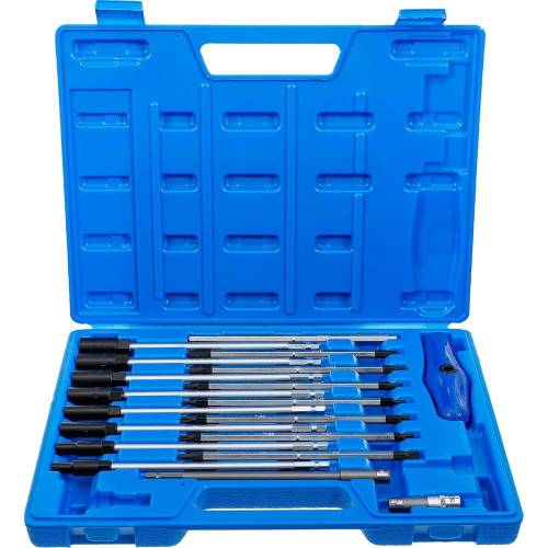 Jeu de Tournevis Poignée Spéciale T 19 pcs - Acier, Ergonomique - Précision et Confort d Utilisation - D-Work