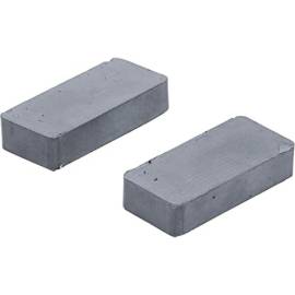 Jeu d'Aimants Céramiques 2 pcs - Compact 7,2 x 1,9 x 10,3 cm - Puissants et Polyvalents, Pro - D-Work