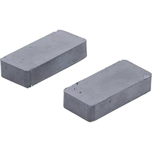 Jeu d'Aimants Céramiques 2 pcs - Compact 7,2 x 1,9 x 10,3 cm - Puissants et Polyvalents, Pro - D-Work