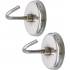 Crochet Magnétique Rond Ø35 mm - Lot de 2, Charge 3,5 kg - Fixation Pratique et Solide - BGS