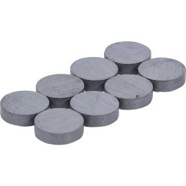 Jeu d’Aimants Céramiques Ø18 mm - 8 Pièces - Puissants et Polyvalents - BGS