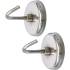 Crochet Magnétique Rond Ø35 mm - Lot de 2, Charge 3,5 kg - Fixation Pratique et Solide - BGS
