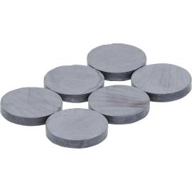 Jeu d'Aimants Céramiques D.25 mm - 6 pcs - Puissants et Polyvalents - Pro - D-Work