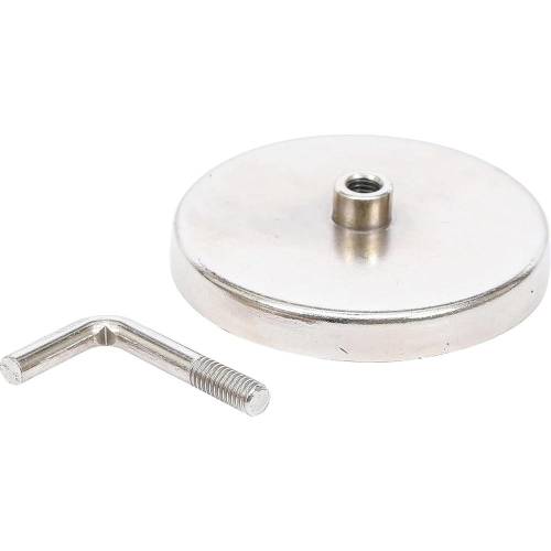 Crochet Magnétique Rond Ø60 mm - Tenue 10 kg - Fixation Pratique et Solide - BGS