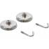 Crochet Magnétique Rond Ø35 mm - Lot de 2, Charge 3,5 kg - Fixation Pratique et Solide - BGS