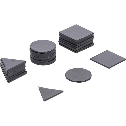 Jeu d’Aimants Flexibles 30 Pièces - Compact et Polyvalent - Fixation Facile et Réutilisable - BGS