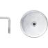 Crochet Magnétique Rond Ø60 mm - Tenue 10 kg - Fixation Pratique et Solide - BGS