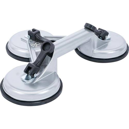Triples Ventouses Mini Ø115 mm - Aluminium - Prise Forte et Polyvalente - BGS