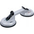 Ventouse Double D.115 mm - Aluminium - Forte Adhérence et Résistance - D-Work