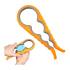 Ouvre-bouteilles - 23,7 cm - Acier, Prise Ergonomique - Ouverture Facile et Rapide - D-Work