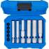 Jeu de Douilles à Cardan pour Bougies de Préchauffage et d'Allumage - 11 pcs 6,3 mm (1/4) et 10 mm (3/8) - Tailles 8-9 - D-Work