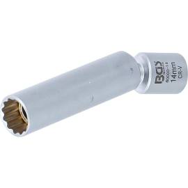 Douille Articulée à Cardan pour Bougies 10 mm (3/8) - Accès Facilité et Précision, Acier, Zones Difficiles - D-Work