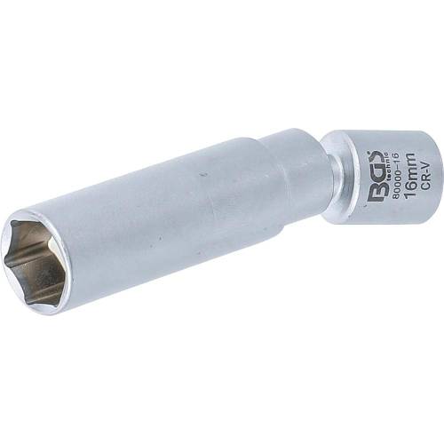 Douille Articulée à Cardan pour Bougies 10 mm (3/8 ) - 16 mm - Précision et Accessibilité - BGS
