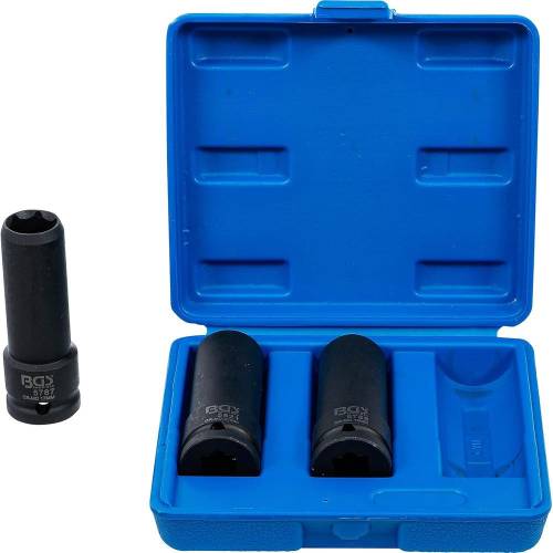 Jeu de Douilles Spéciales 12,5 mm (1/2 ) - 17 / 19 / 21 mm - Acier Résistant - Précision et Puissance - BGS