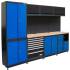 Système d’Unité Murale 4 Modules - Bois, 118x216x140 cm - Rangement Modulable et Esthétique - BGS