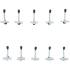 Jeu de Crochets Simples 10 pcs - 40 mm, Système Mural - Fixation Pratique et Polyvalente - BGS