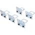 Jeu de Crochets en U 5 pcs - Système Mural - Fixation Pratique et Polyvalente - BGS
