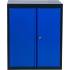 Armoire d'Atelier 2 Portes 58 x 85 x 69 cm - 1 Tablette - Rangement Robuste et Pratique, Acier - D-Work