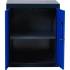 Armoire d'Atelier 2 Portes 58 x 85 x 69 cm - 1 Tablette - Rangement Robuste et Pratique, Acier - D-Work