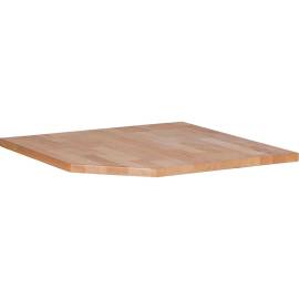 Plan de Travail en Bois Massif 75x30x75 cm - Surface de Coin - Durable et Esthétique - BGS