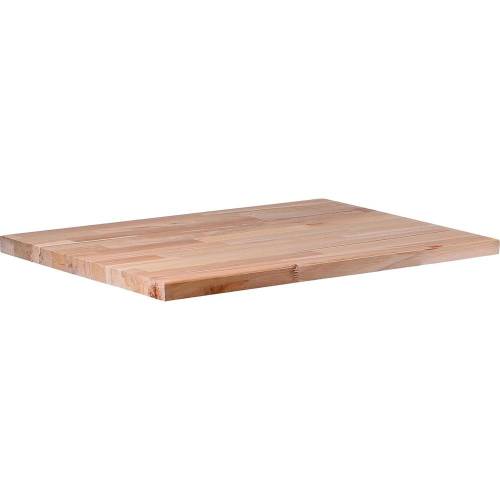 Plan de Travail Bois Massif 650 x 550 x 30 mm - Bois Naturel, Durable - Idéal Aménagement Intérieur - D-Work