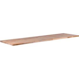 Plan de Travail Bois Massif 1950x550x30 mm - Durable et Esthétique - - BGS