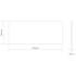 Plan de Travail Bois Massif 1950 x 550 x 30 mm - Durable et Esthétique - D-Work